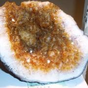 Géode de citrine Rio Grande